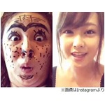 橋本甜歌の激しい変顔メーク、自らも「想像以上にヤバかった」。