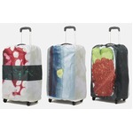 寿司スーツケースカバーに新作、「たこ」「いくら」「さば」の3種類。