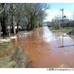 &ldquo;ペプシコーラの川&rdquo;突如現れ騒然