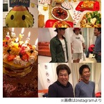 幸せそうな浜田雅功の誕生会、妻・小川菜摘の豪華手料理がズラリ。