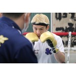 練習を公開した飯村