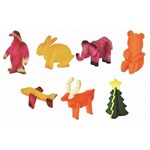 型抜きの野菜で&ldquo;3D&rdquo;の動物に、ペンギンやトナカイなど全7種類。