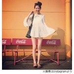 河北麻友子の大胆写真に絶賛、スラリと伸びた&ldquo;細すぎない&rdquo;生脚披露。