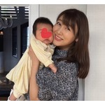 近藤千尋が撮影、安めぐみと次女の&ldquo;ほっぺ密着&rdquo;母子ショット
