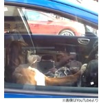 車のクラクション押し続ける犬、飼い主を呼ぶ良い方法が分かった？