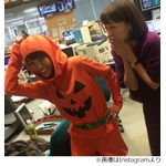 「めざど」でカボチャがお天気、&ldquo;黒すぎる女子アナ&rdquo;岡副麻希がノリノリ。