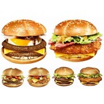 マックが古き良き米国バーガー、6種類のビーフとチキンメニュー展開。