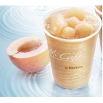 マックが「桃のスムージー」、マックカフェ併設店舗で期間限定販売。