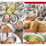 生・焼き・フライなど6種の牡蠣料理食べ放題