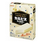 ホワイトチョコで包んだ「カルピスアイスバー」