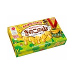 新味「きのこの山 バナナ味」、暑くなる時期でも食べたくなる味わい。