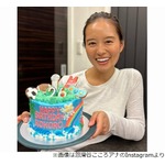 忽滑谷こころアナが26歳に、&ldquo;派手派手ケーキ&rdquo;母が用意してくれた