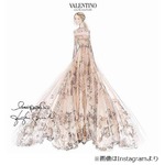 元グッチCDとCEOの夫妻が物議、結婚式でヴァレンティノのドレス着用。