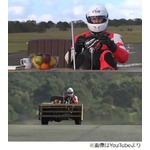 世界最速ソファーカーが疾走、テーブル付きながら最高時速163kmを記録。