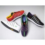 スニーカーで&ldquo;ヱヴァ&rdquo;を表現、ムーンスター「K・SWISS」特別モデル。