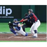 岡本の適時打　野球