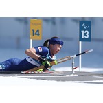 射撃を終えた阿部