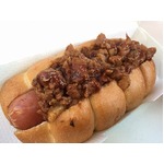 TDLコーラ味ホットドッグ実食、野菜感ゼロ＆肉々しいジャンクな一品。