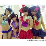 浜田翔子がSEXYセーラー戦士に、「目のやり場に&hellip;」「お仕置きして！」。