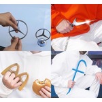 企業のロゴマークで&ldquo;武器&rdquo;作る