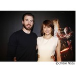 米倉涼子がキャプテン・アメリカと初対面、新スパイダーマンとも握手。