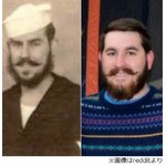 70年前に&ldquo;同姓同名で同じ顔&rdquo;、ネットで写真発見「タイムトラベラーか！」。