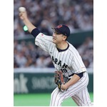 力投する菅野　野球