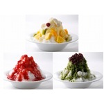 デニーズがふわふわ純氷かき氷、繊細なくちどけが楽しめる3種類。