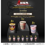 カップヌードル復活総選挙中間発表、現在1位は&ldquo;伝説&rdquo;の「天そば」。