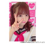 にこるんのハーフツイン＆セーラー服姿が激カワ