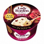 レディーボーデンに小豆ミルク、北海道産小豆の優しい味わいが特長。