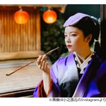 大河ドラマ&ldquo;花魁役&rdquo;の小芝風花、キセルの代わりに練習で使っていたもの