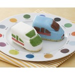 小田急ロマンスカーがケーキに、小田急百貨店で「MSE」「VSE」の2種。