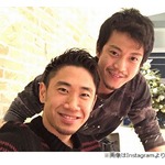 香川真司と小栗旬のイケメン2ショット