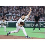 力投する菊池　野球