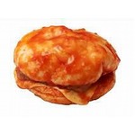 モスが超斬新「ぬれバーガー」、全体をナポリタン風ソースで浸す。