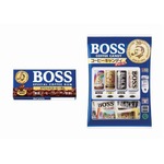 缶コーヒー「BOSS」がお菓子に、サントリーとロッテのコラボで誕生。