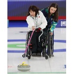 ストーンを放つ小川