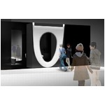 六本木に&ldquo;巨大な便座&rdquo;が出現、カップルで「菌」の気持ちを体験。