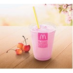 マックシェイクにさくらんぼ味、見た目も色鮮やかな初フレーバー。
