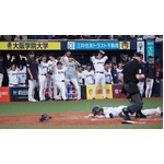 敗れた日本代表ナイン　野球