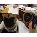 【写真】アップル＆Wi-Fiヘアの子ども、「2人の座席は近くにして！」と反響。