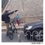 【写真】自転車道路守る外国人に感動、中国のネットから称賛の声。