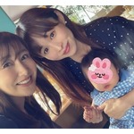 安めぐみ、第2子妊娠中の&ldquo;めーたん&rdquo;大堀恵と久しぶりに会う