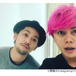 山田親太朗、髪が鮮やかなピンクに