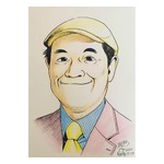 漫画家から贈られた&ldquo;上島竜兵さんのイラスト&rdquo;、妻・広川ひかるが披露