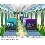 復興支援のポケモン列車走る、外装・内装ともにポケモンの世界へ。