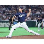 力投する孫珠瑛　野球