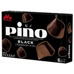 本格ビターな大人向け「ピノ」、甘さ控えめで酸味と苦みのカカオ風味。