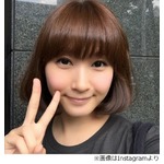 ミキティ髪型変え15cmバッサリ「こんなに短いの10年ぶりくらいかも」。